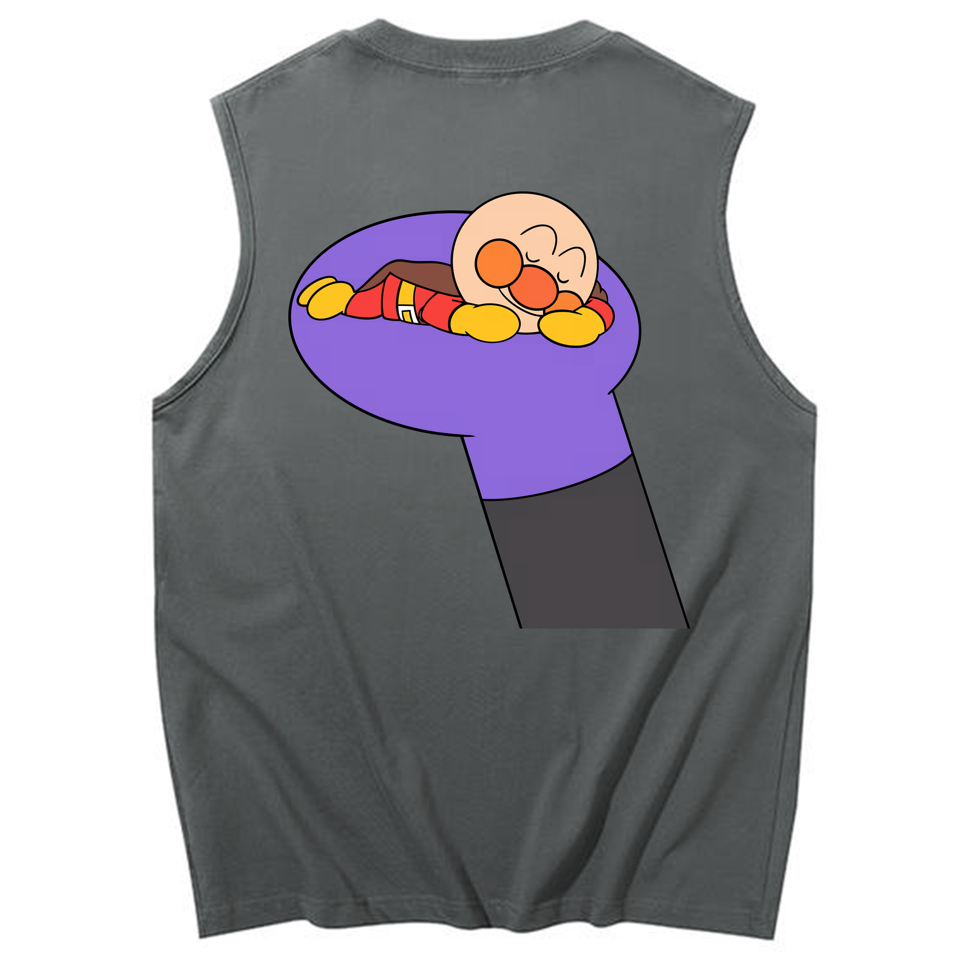 （画像用） アンパンマン Anpanman コットン100％タンクトップ（背面プリント）